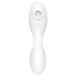 Satisfyer Curvy Trinity 5+ - vibratore 2in1 con app (bianco)