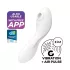 Satisfyer Curvy Trinity 5+ - vibratore 2in1 con app (bianco)