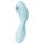 Satisfyer Curvy Trinity 5+ - vibratore clitoride e punto G 2in1 - silicone blu