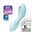 Satisfyer Curvy Trinity 5+ - Elegante Vibratore 2in1 Intelligente (Blu)