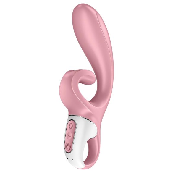 Satisfyer Hug Me - vibratore clitorideo con braccio - ricaricabile silicone rosa