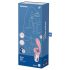 Satisfyer Hug Me - vibratore clitorideo con braccio - ricaricabile silicone rosa