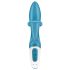 Satisfyer Embrace Me - vibratore clitoride ricaricabile - silicone turchese