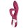 Satisfyer Embrace Me - vibratore ricaricabile con braccio clitorideo - rosso