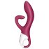 Satisfyer Embrace Me - vibratore ricaricabile con braccio clitorideo - rosso