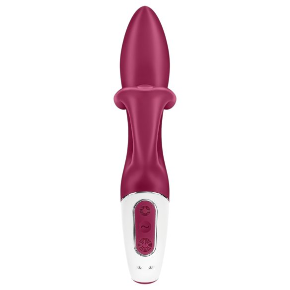 Satisfyer Embrace Me - vibratore ricaricabile con braccio clitorideo - rosso