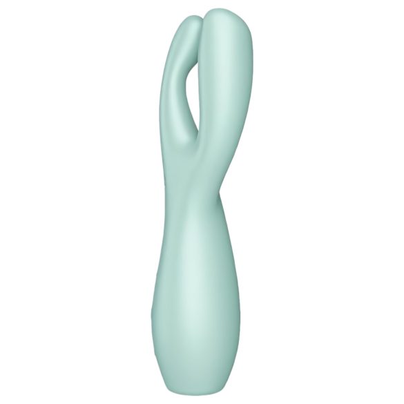 Satisfyer Threesome 3 - vibratore clitorideo ricaricabile (menta)