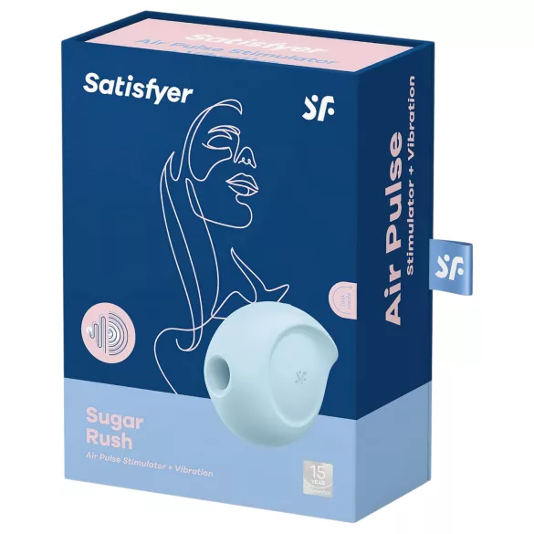 Satisfyer Sugar Rush - stimolatore clitorideo a onde d’aria - blu