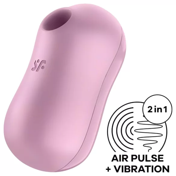 Satisfyer Cotton Candy - vibratore clitorideo onde d’aria ricaricabile - viola