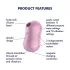 Satisfyer Cotton Candy - vibratore clitorideo onde d’aria ricaricabile - viola