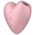 Satisfyer Cutie Heart - stimolatore clitorideo a onde d’aria ricaricabile - rosa