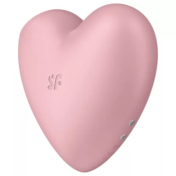 Satisfyer Cutie Heart - stimolatore clitorideo a onde d’aria ricaricabile - rosa
