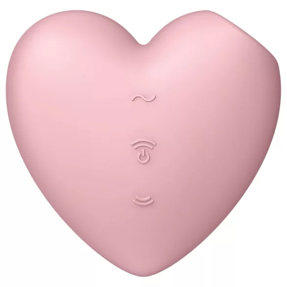 Satisfyer Cutie Heart - stimolatore clitorideo a onde d’aria ricaricabile - rosa