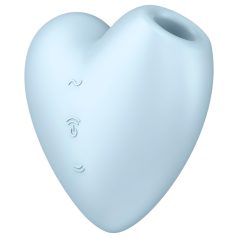  Satisfyer Cutie Heart - stimolatore clitorideo a onde d’aria ricaricabile - blu