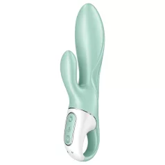   Satisfyer Air Pump Bunny 5 - vibratore con pompa intelligente - menta