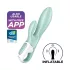 Satisfyer Air Pump Bunny 5 - vibratore gonfiabile controllato tramite app (menta)