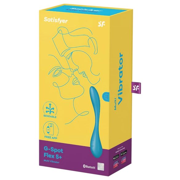 Satisfyer G-spot Flex 5 - vibratore punto G flessibile intelligente - verde