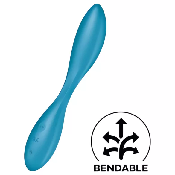 Satisfyer G-spot Flex 1 - vibratore punto G ricaricabile impermeabile verde