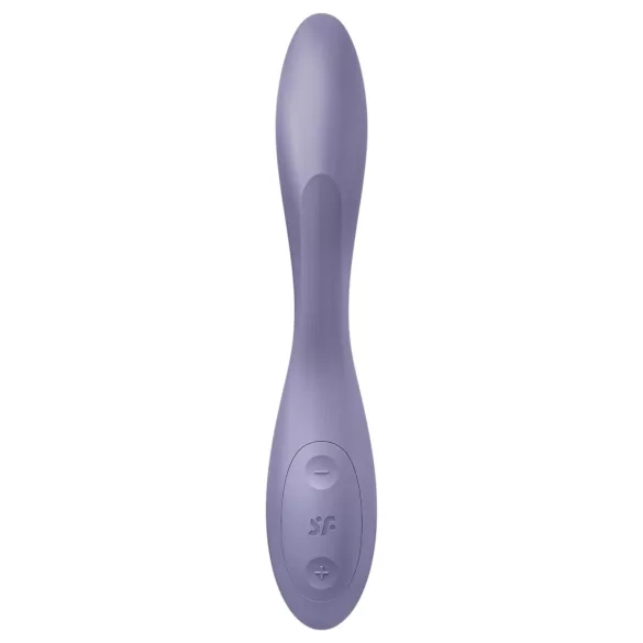 Satisfyer G-spot Flex 2 - vibratore punto G ricaricabile impermeabile viola