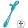 Satisfyer Plug & Play - vibratore anale e anello fallo ricaricabile - blu