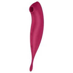   Satisfyer Twirling Pro - vibratore clitoride 2in1 intelligente - rosso