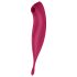 Satisfyer Twirling Pro - vibratore clitoride 2in1 intelligente - rosso