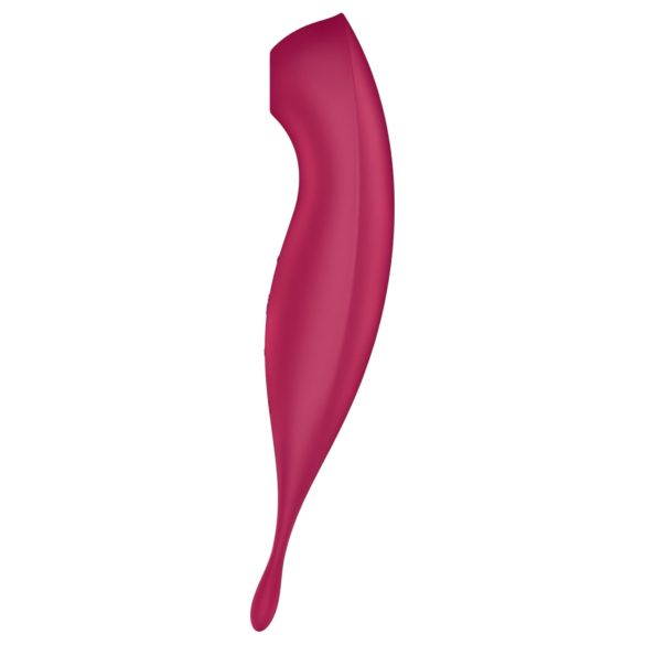 Satisfyer Twirling Pro - vibratore clitoride 2in1 intelligente - rosso