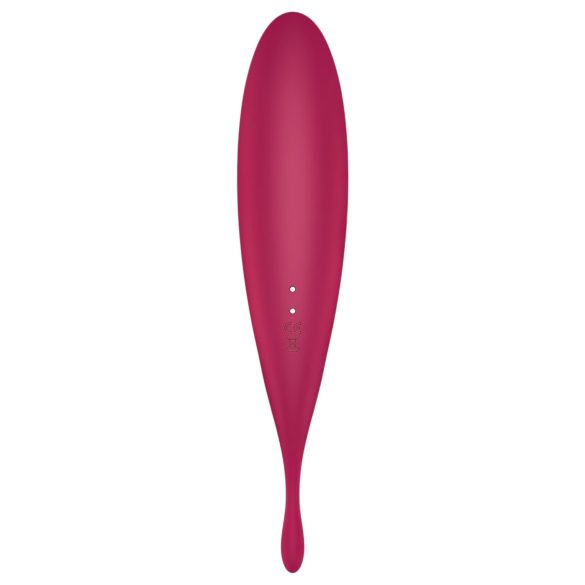 Satisfyer Twirling Pro - vibratore clitoride 2in1 intelligente - rosso