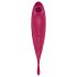 Satisfyer Twirling Pro - vibratore clitoride 2in1 intelligente - rosso