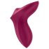 Satisfyer Exciterrr - Vibratore rosso clitorideo con perle rotanti