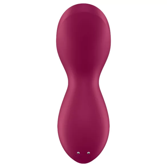 Satisfyer Exciterrr - vibratore clitoride rotante con perle - rosso