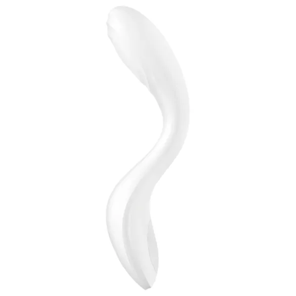 Satisfyer Rrrolling - vibratore punto G con sfere rotanti - bianco