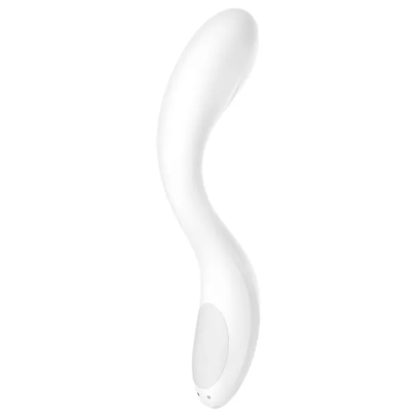 Satisfyer Rrrolling - vibratore punto G con sfere rotanti - bianco