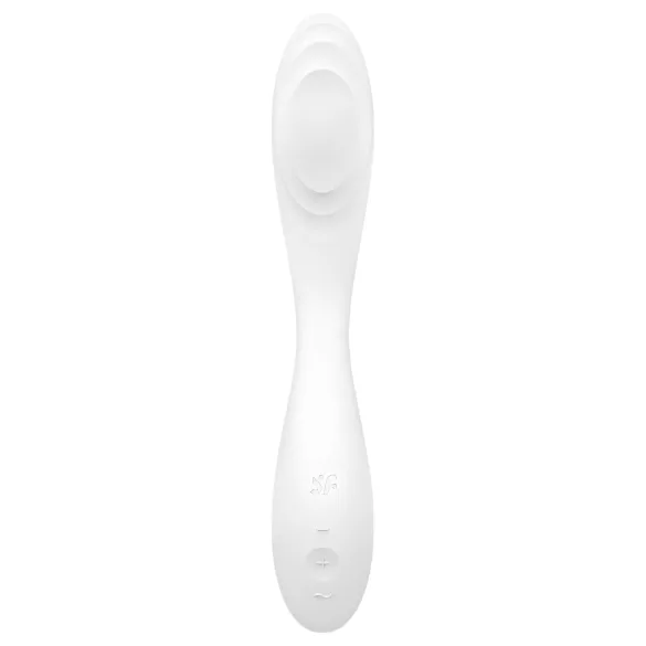 Satisfyer Rrrolling - vibratore punto G con sfere rotanti - bianco