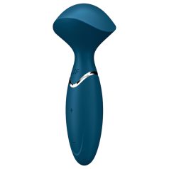   Satisfyer Mini Wand-er - vibratore massaggiatore impermeabile - blu