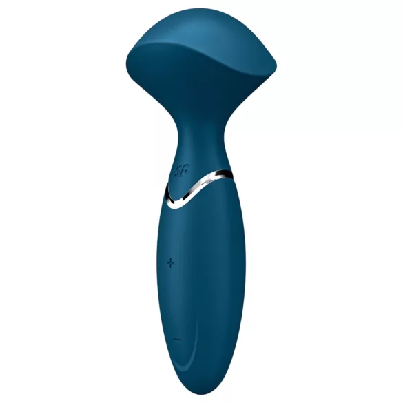Satisfyer Mini Wand-er - vibratore massaggiante impermeabile (blu)