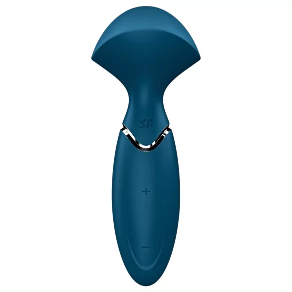 Satisfyer Mini Wand-er - vibratore massaggiante impermeabile (blu)