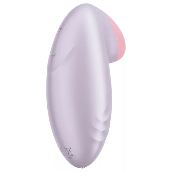 Satisfyer Tropical Tip - vibratore clitorideo controllato tramite app (viola)