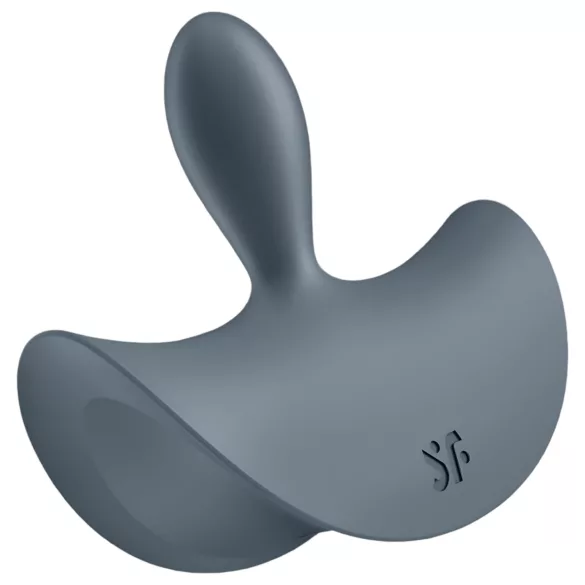 Satisfyer - vibratore anale per principianti - silicone grigio