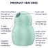 Satisfyer Pro To Go 1 - stimolatore clitorideo onde d’aria ricaricabile - menta