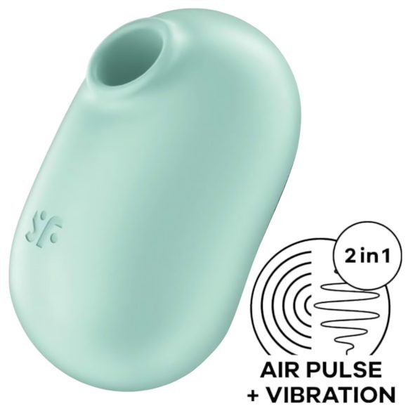 Satisfyer Pro To Go 2 - Stimolatore Clitorideo a Onde d'Aria Ricaricabile (Menta)
