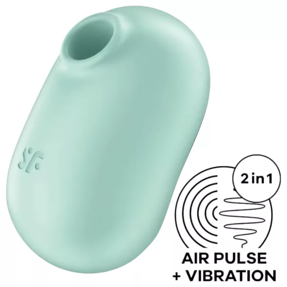 Satisfyer Pro To Go 2 - stimolatore clitorideo onde d’aria ricaricabile - menta