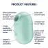 Satisfyer Pro To Go 2 - stimolatore clitorideo onde d’aria ricaricabile - menta
