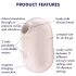 Satisfyer Pro To Go 2 - stimolatore clitorideo a onde d’aria - beige