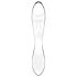 Satisfyer Dazzling Crystal 1 - doppia estremità in vetro (trasparente)