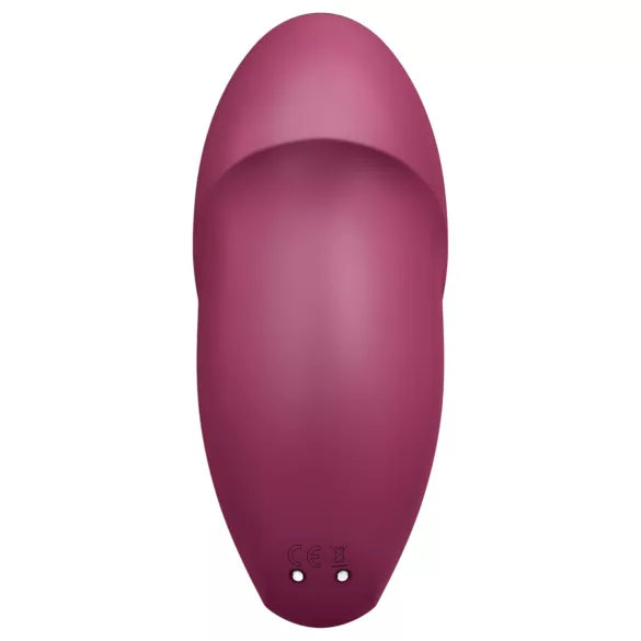 Satisfyer Tap & Climax 1 - vibratore clitorideo 2in1 - rosso