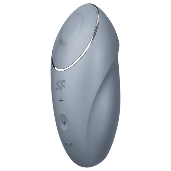 Satisfyer Tap & Climax 1 - vibratore clitorideo 2in1 - grigio