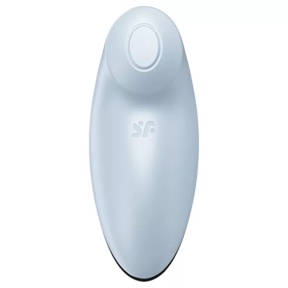 Satisfyer Tap & Climax 2 - vibratore clitoride e punto G 2in1 - silicone blu
