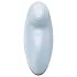 Satisfyer Tap & Climax 2 - vibratore clitoride e punto G 2in1 - silicone blu