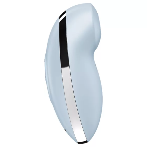 Satisfyer Tap & Climax 2 - vibratore clitoride e punto G 2in1 - silicone blu
